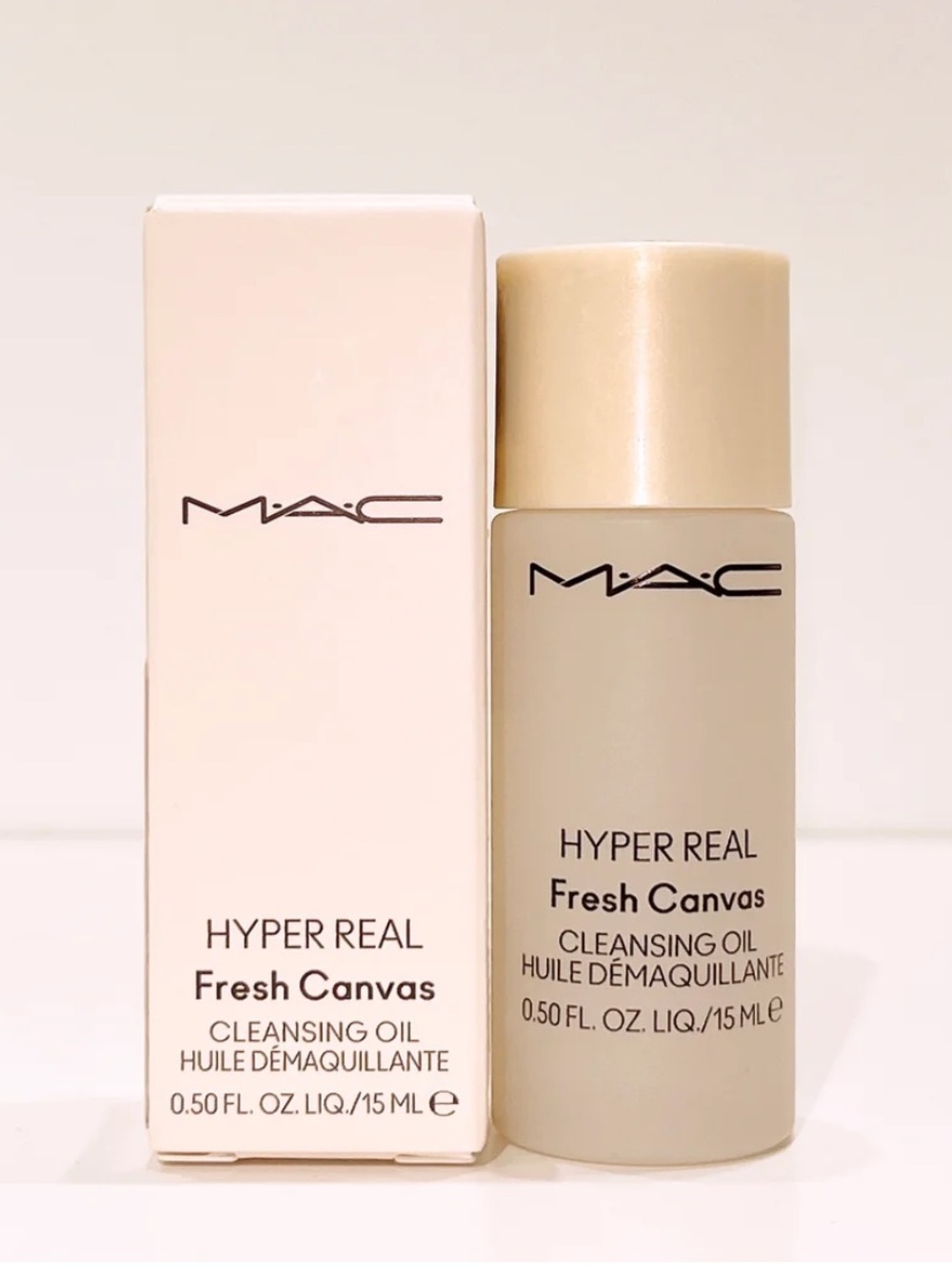 MAC Cosmetics HYPER REAL FRESH CANVAS CLEANSING OIL Mini 15ml BRAND NEW IN BOX